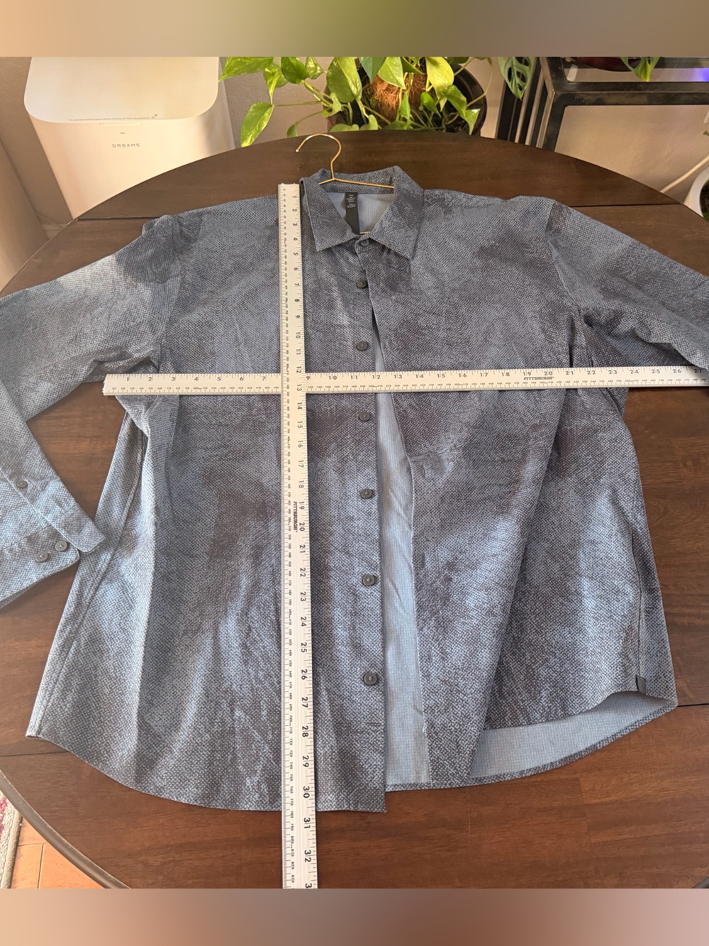 lululemon athletica Slate Blue Button-Front Blazer Jacket